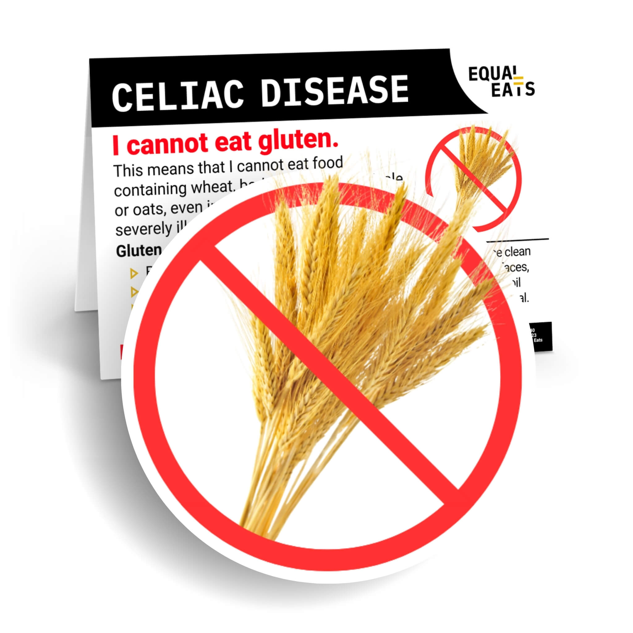 Celiac Disease Printable Card – Equal Eats