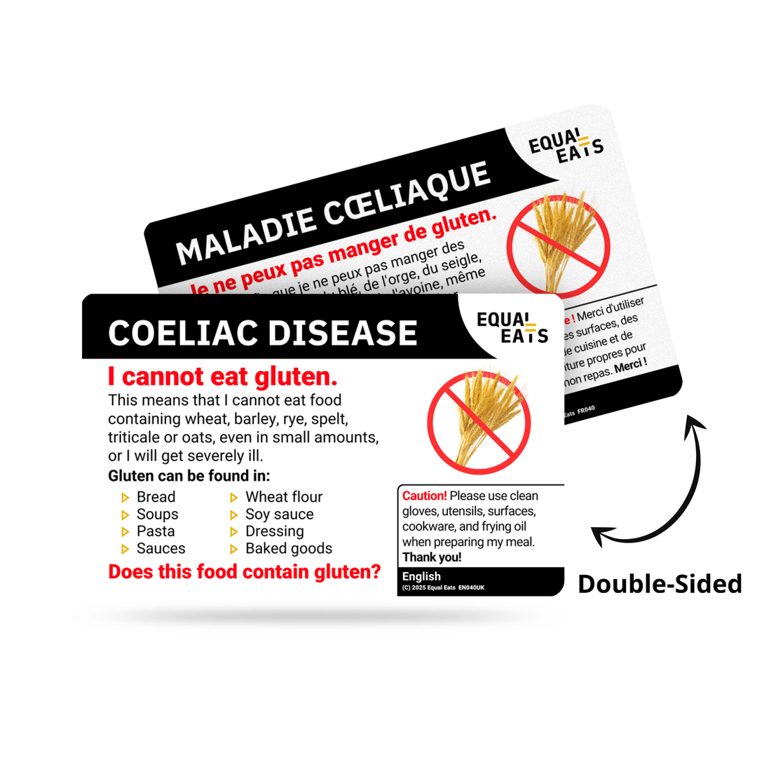 Coeliac Disease Translation Card