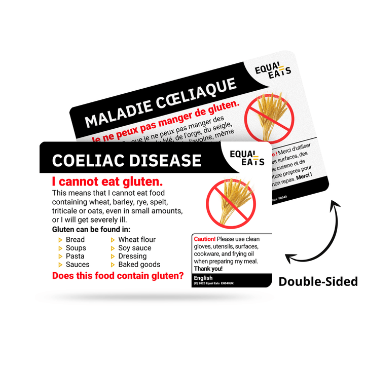 Coeliac Disease Translation Card