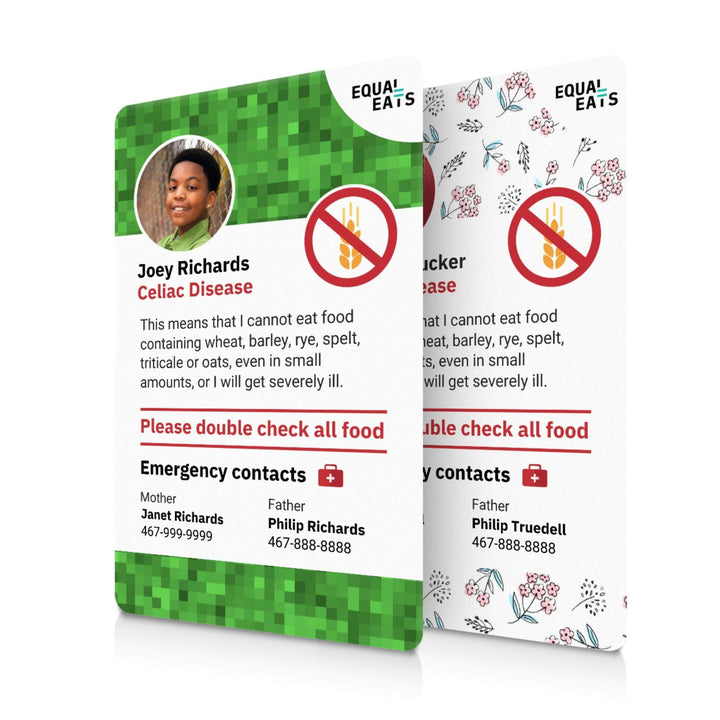 Celiac Disease ID Cards (EqualEats)