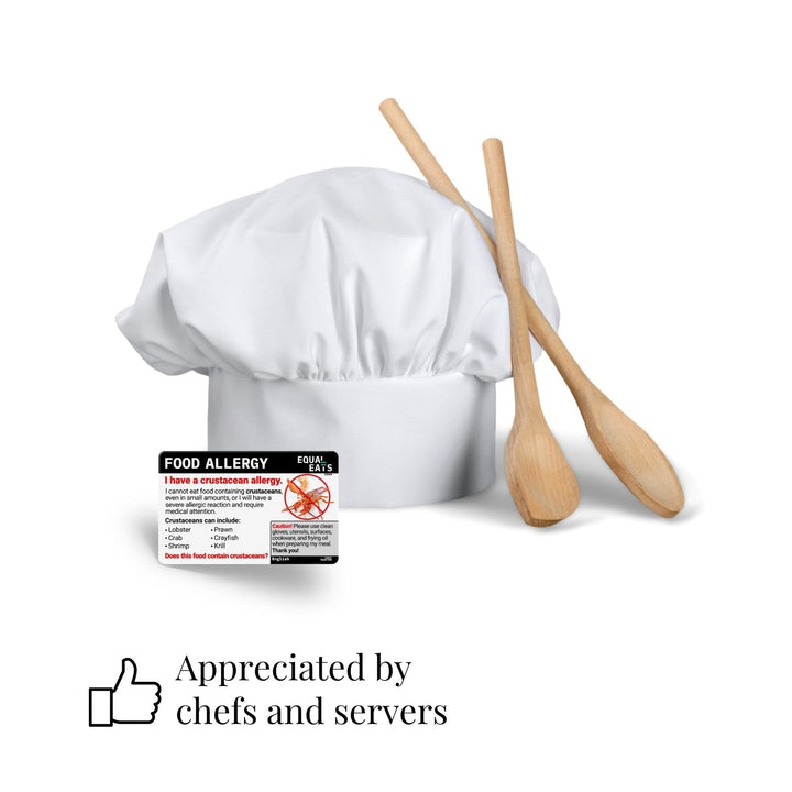 Chef Card for Crustacean Allergies