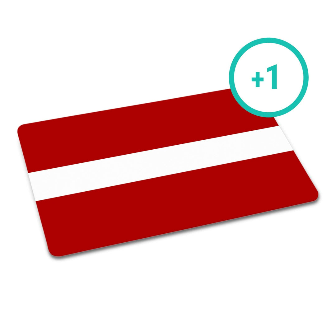 Additional Customized Card: Latvian (Leave in cart to purchase)