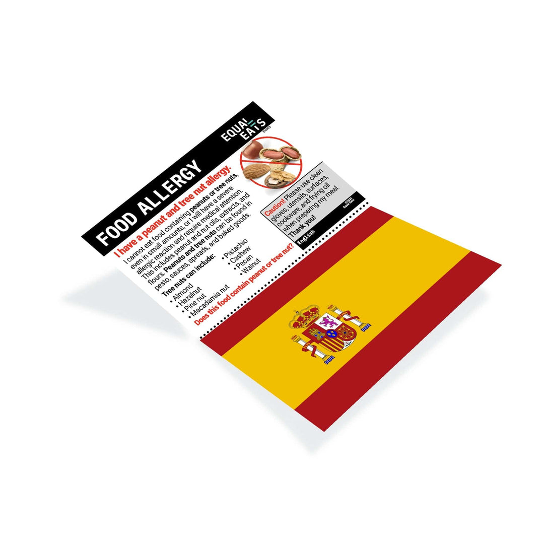 Peanut and nuts in Spanish
