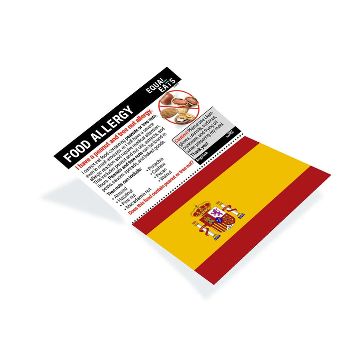 Peanut and nuts in Spanish