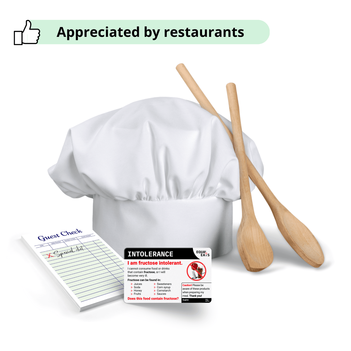 Special Diet Chef Card Fructose Intolerant