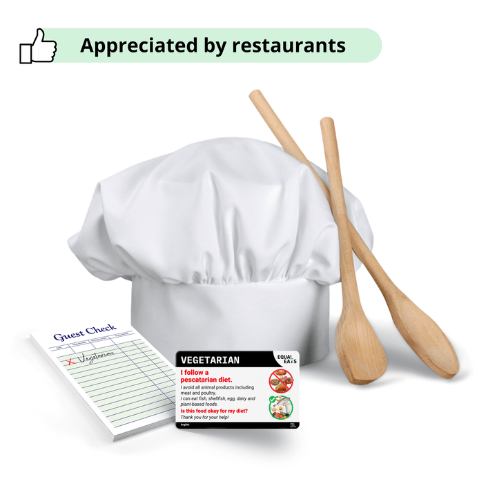 Arabic Pescatarian Card