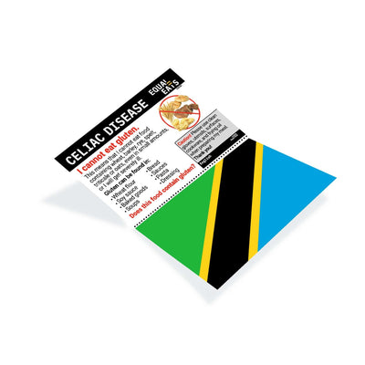 Swahili Gluten Free Card