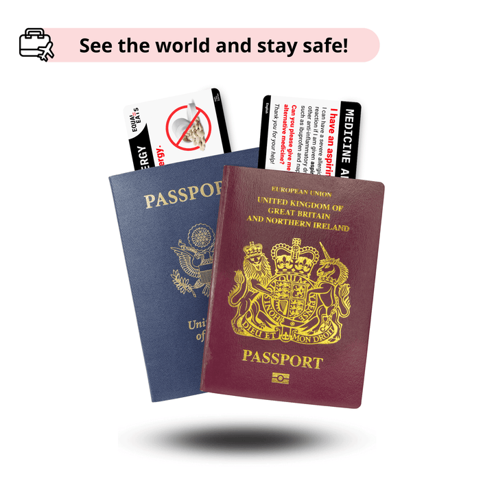 Arabic Aspirin Allergy Card