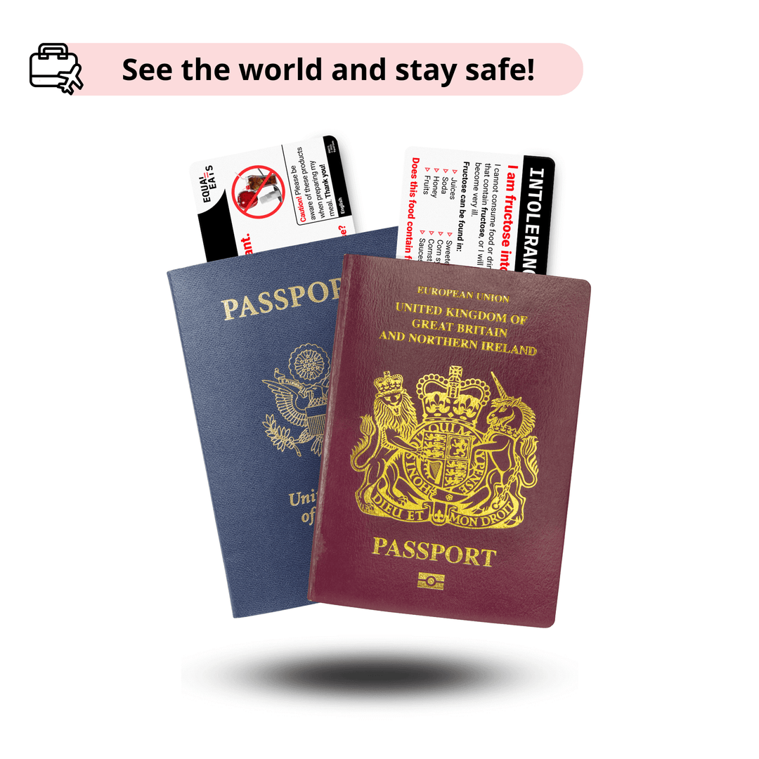 Arabic Fructose Intolerance Card