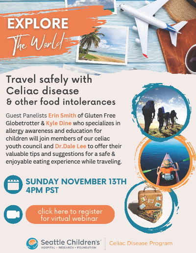 Travelling with Celiac Disease Webinar