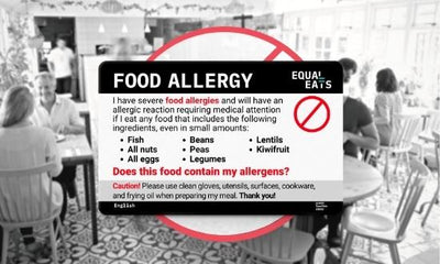 Chef Cards for Your Allergy
