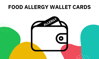 Allergy Card for Wallet