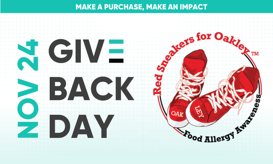 Today is Give Back Day! Nov. 24th 50% of Sales donated to Red Sneakers for Oakley.