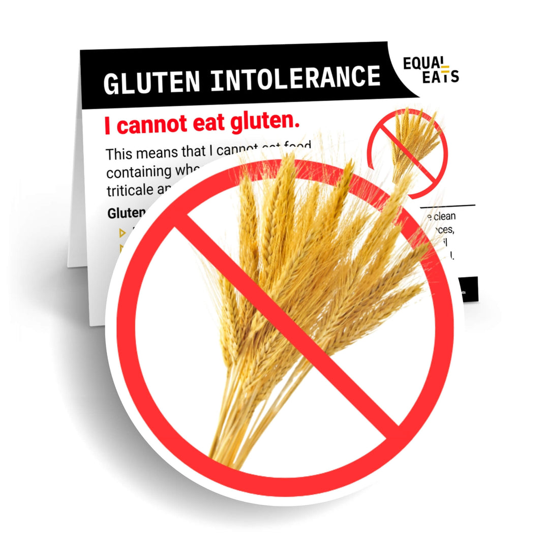 Gluten Intolerance Printable Cards