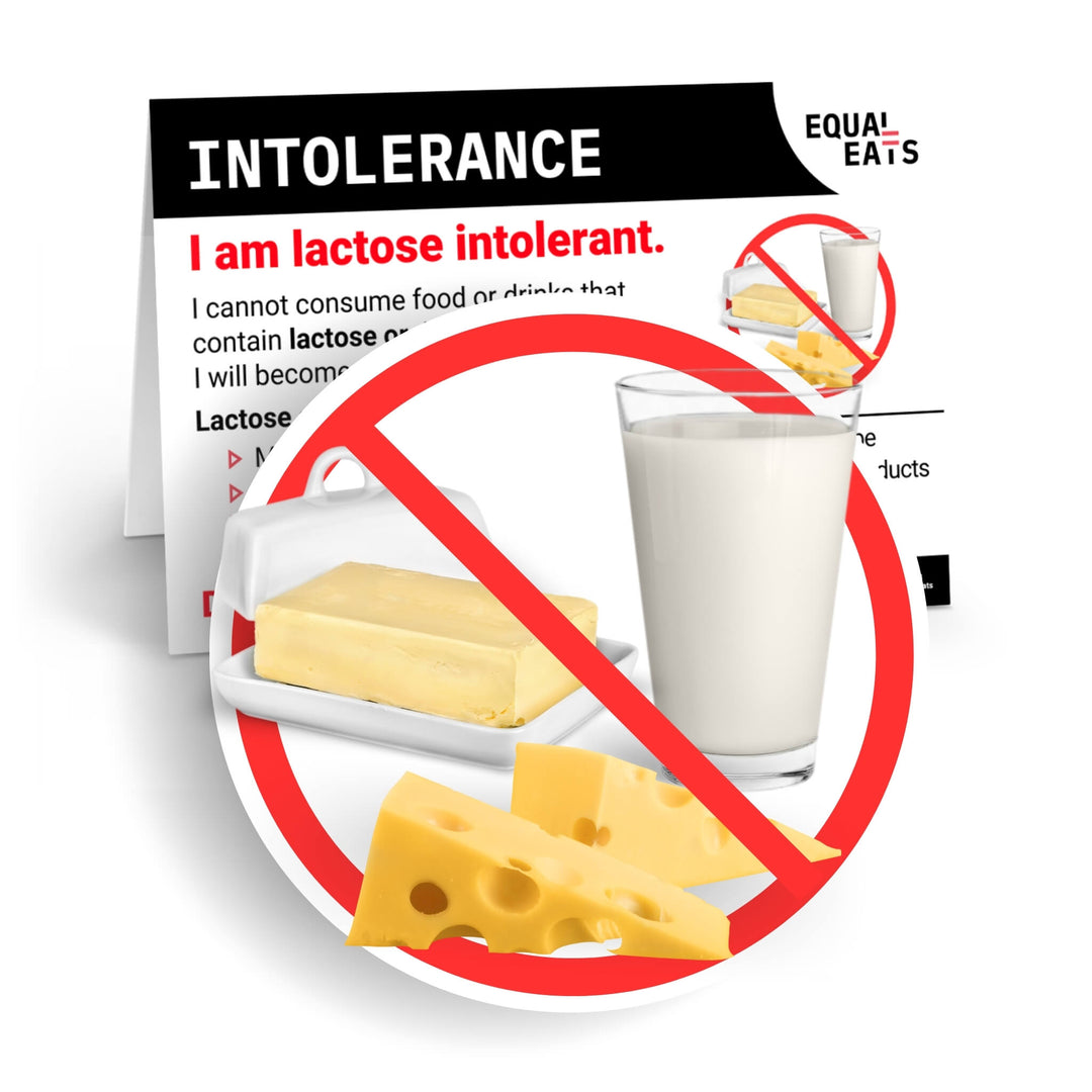 Lactose Intolerance Printable Card