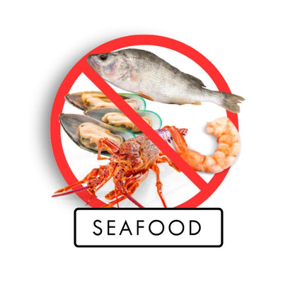 Seafood Allergy Chef Cards