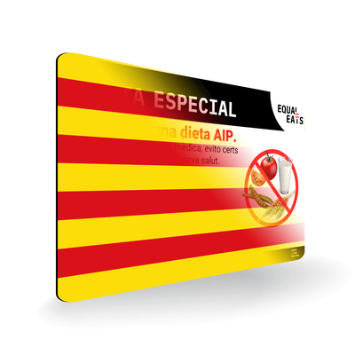 AIP Diet Card in Catalan