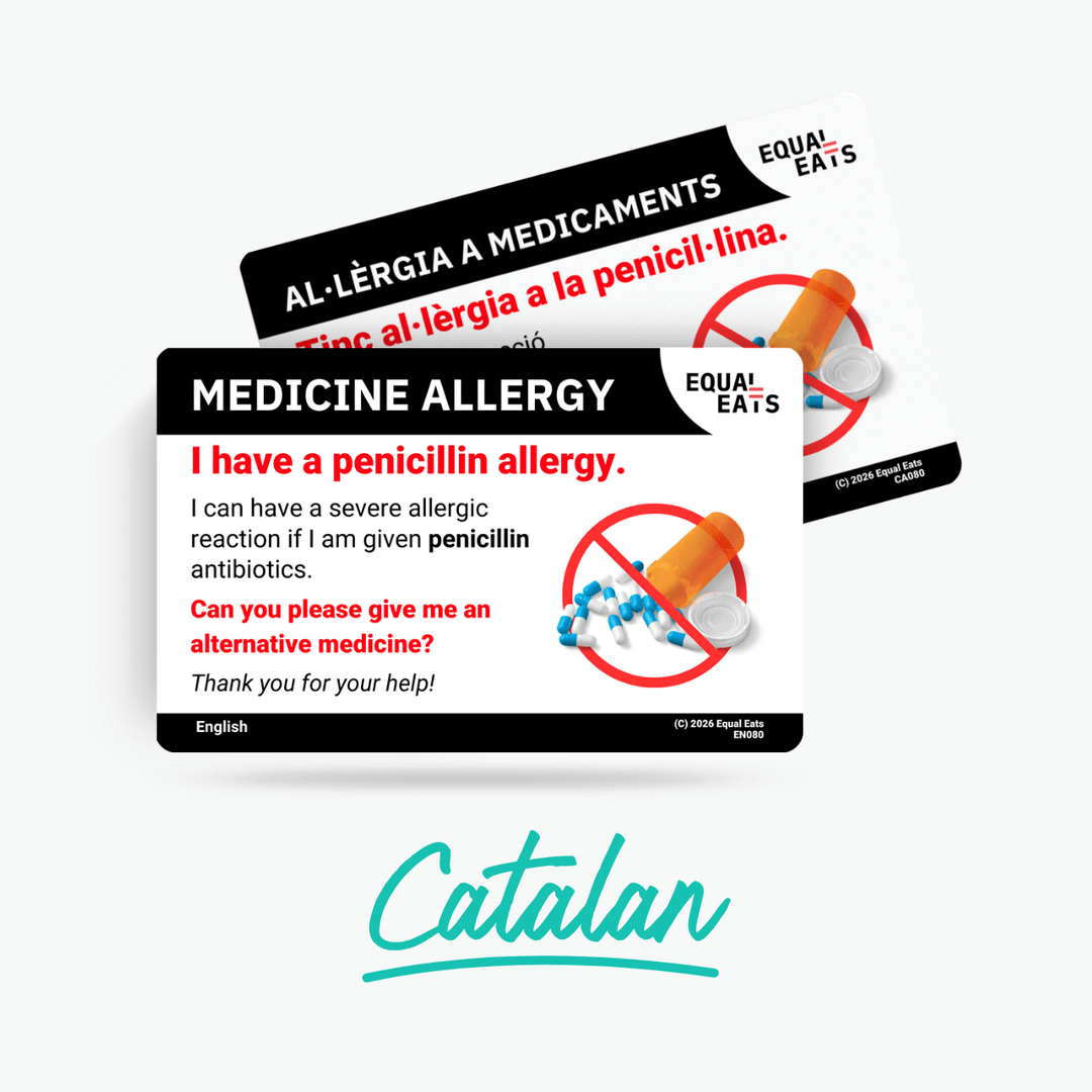 Catalan Penicillin Allergy Card