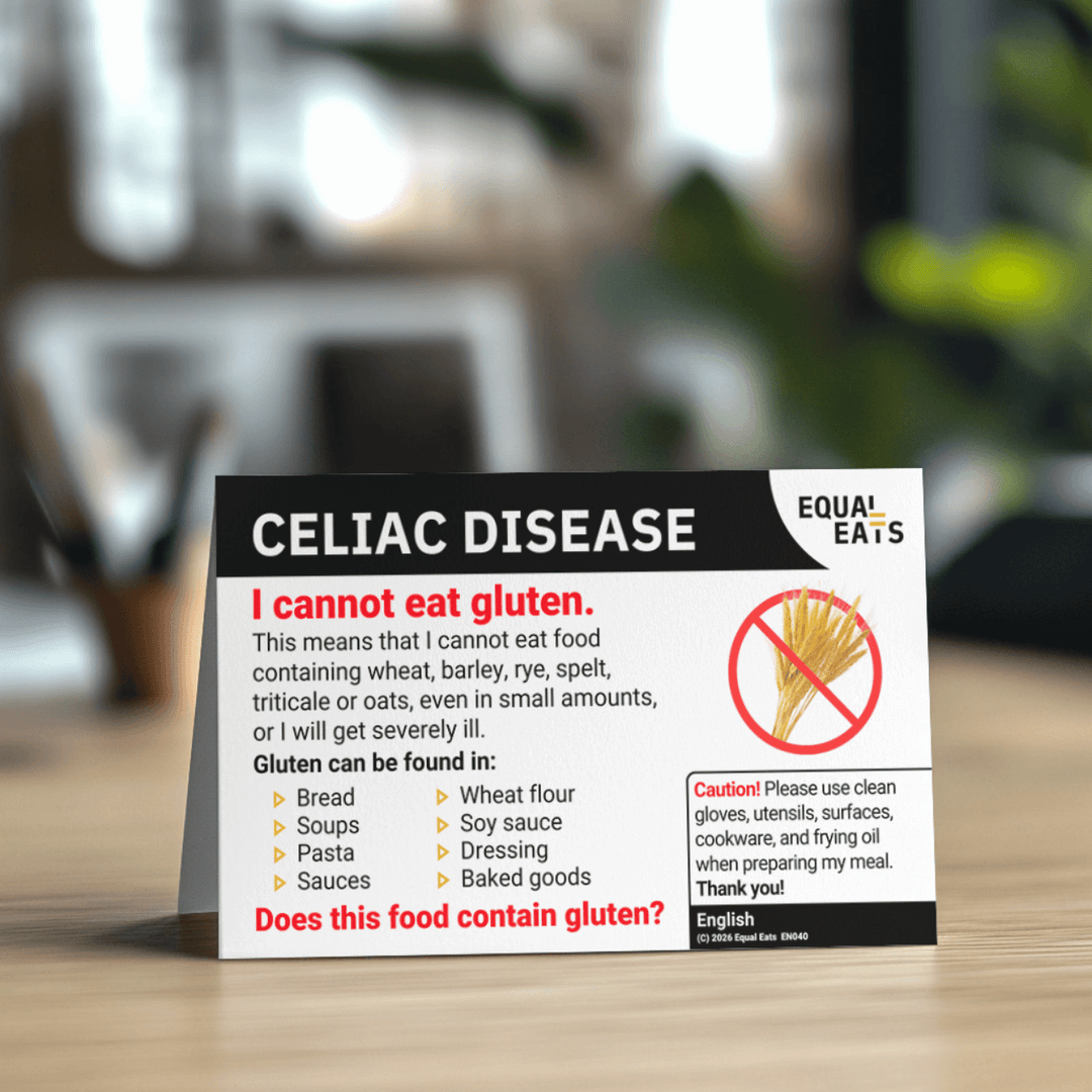 Celiac Disease Printable Card (PDF Download)