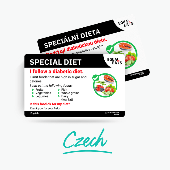 Czech Diabetic Diet Card