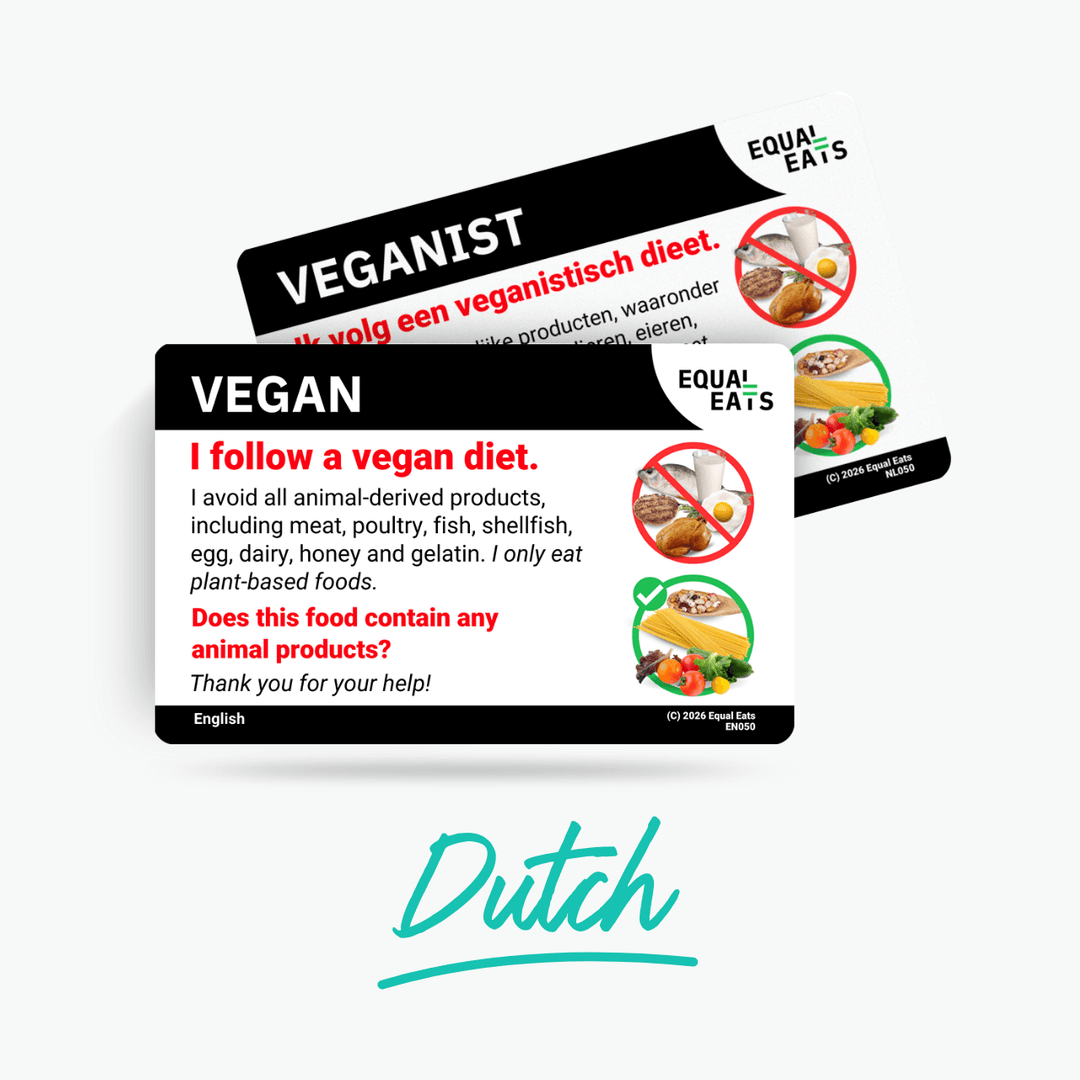 Dutch (Netherlands) Vegan Card