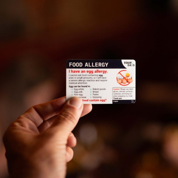 Egg Allergy Card