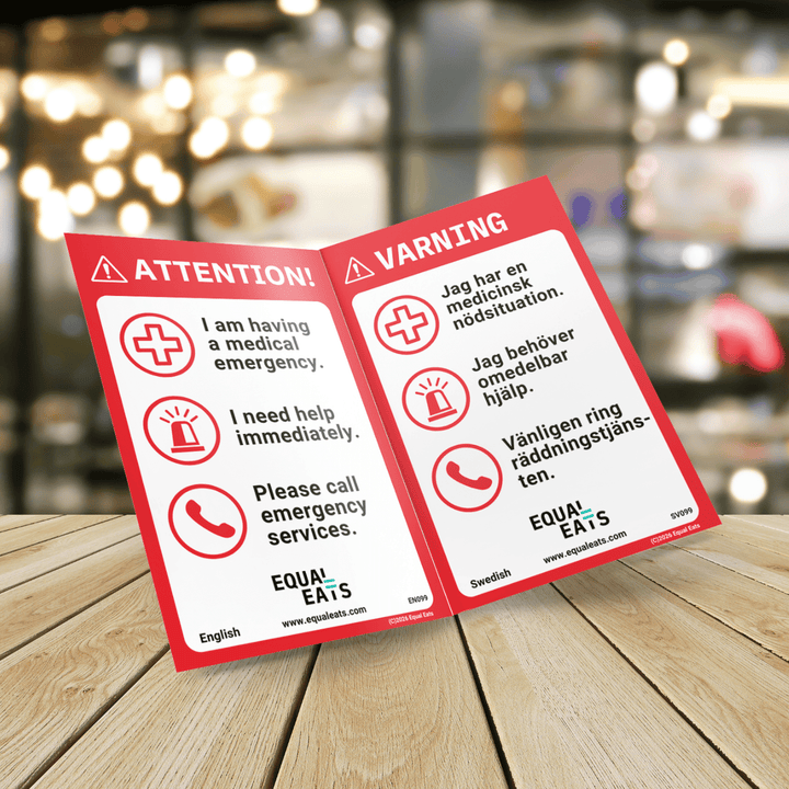 Printable Emergency Card (PDF Download)