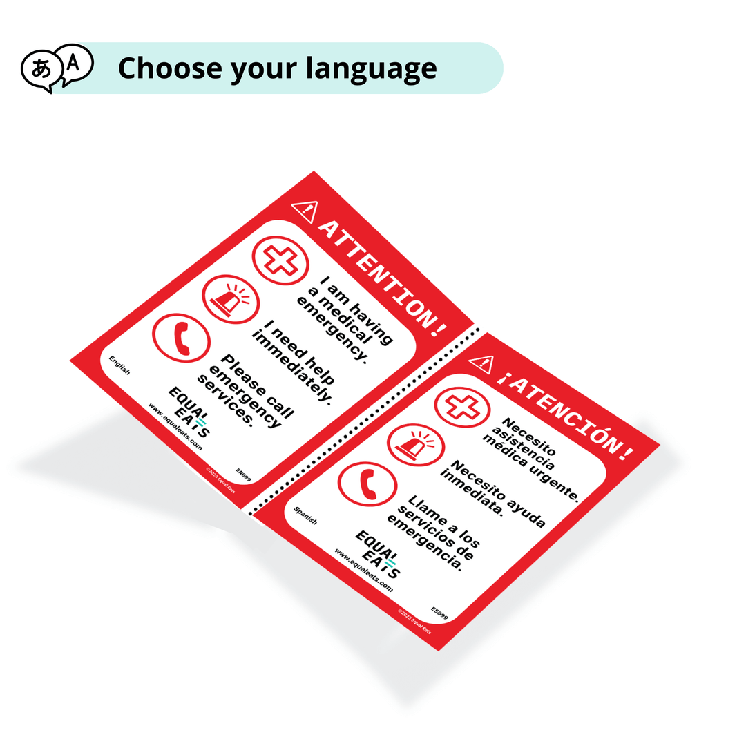 Emergency Translation Cards