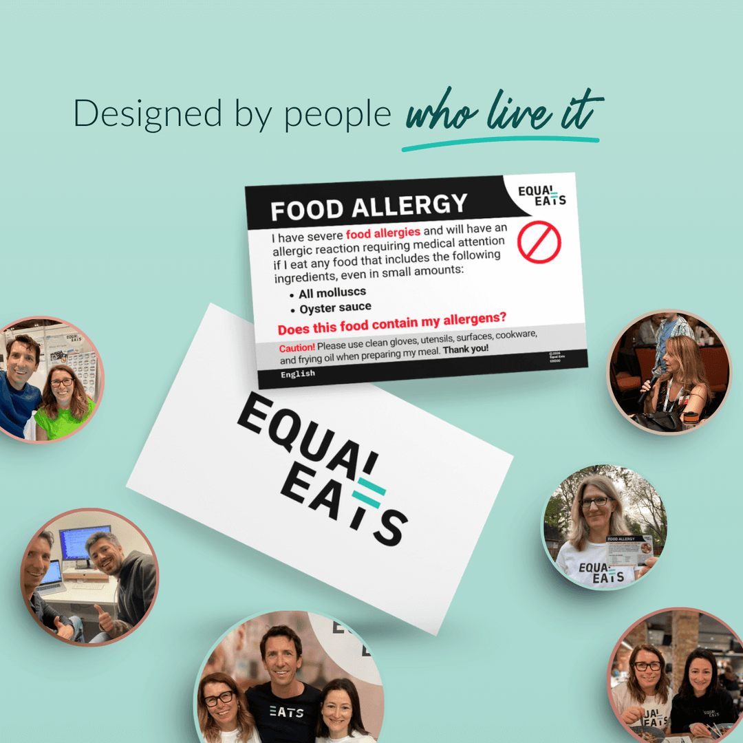 Printable Customized Food Allergy Card (PDF Download)