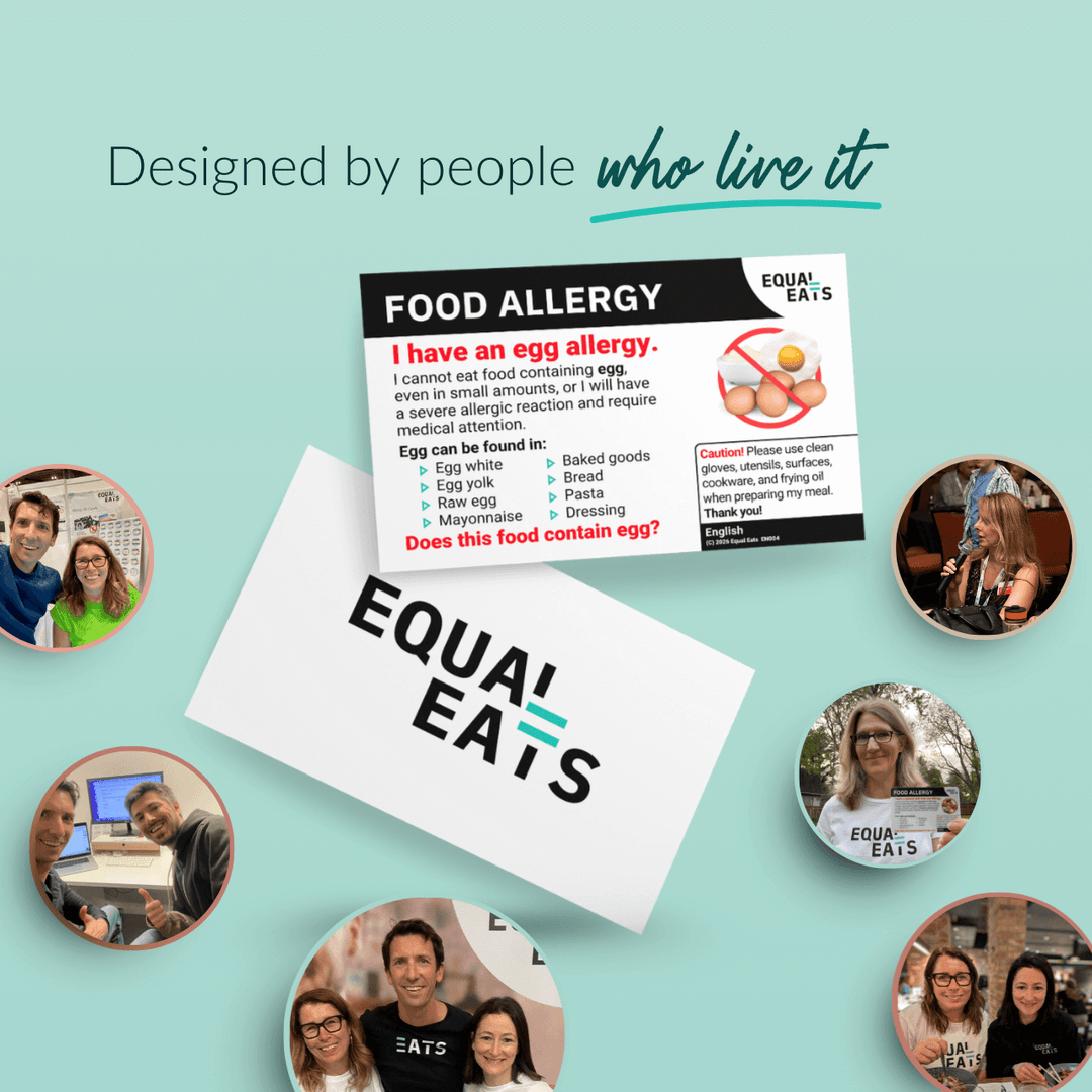 Egg Allergy Printable Card (PDF Download)