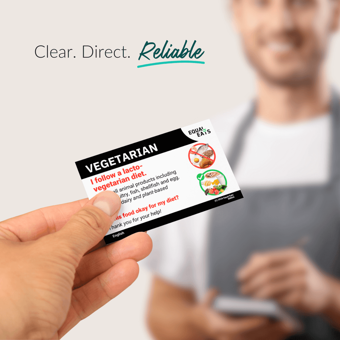 Lacto Vegetarian Diet Printable Card (PDF Download)