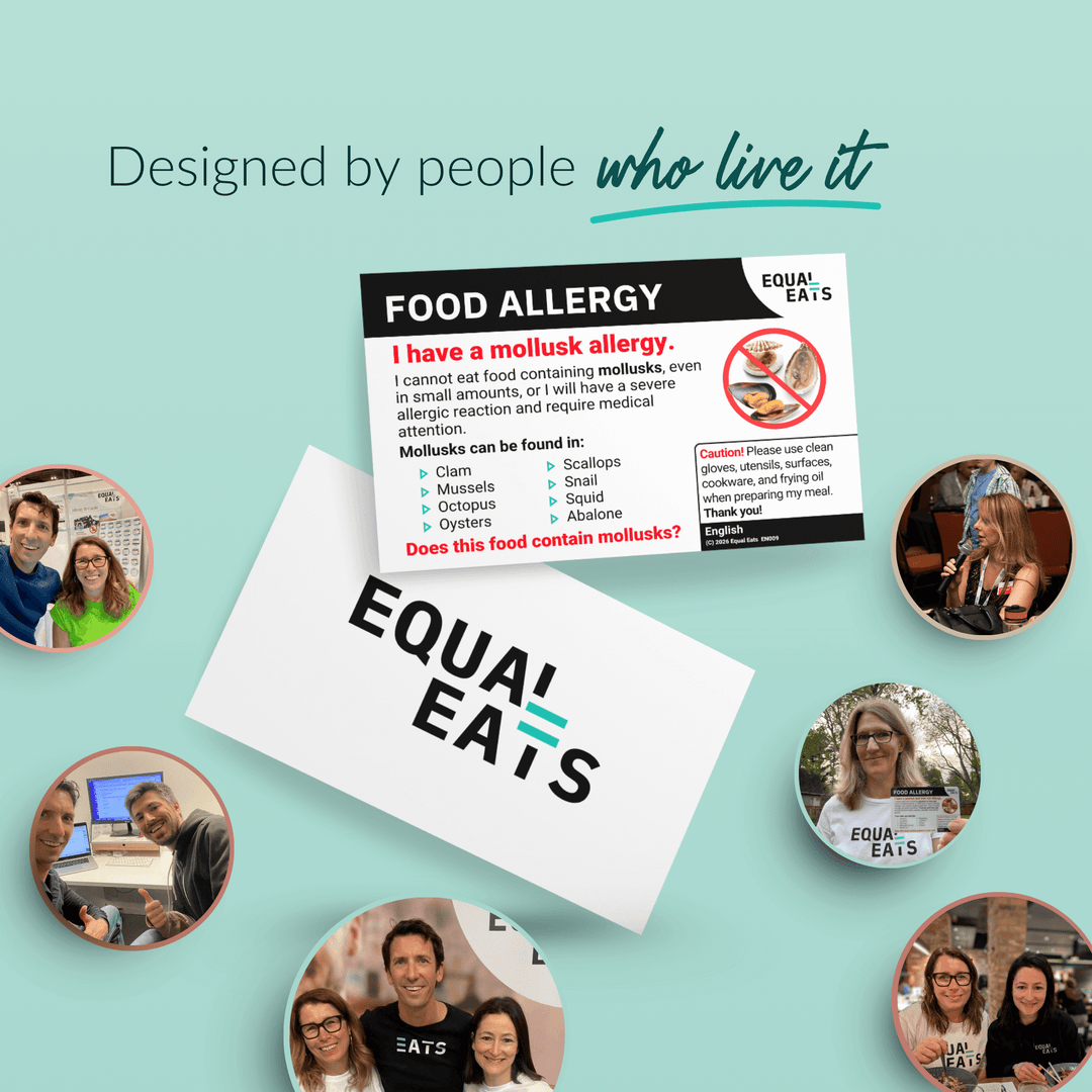 Mollusk Allergy Printable Card (PDF Download)