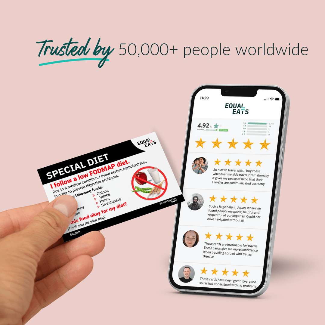 Low FODMAP Diet Printable Card (PDF Download)