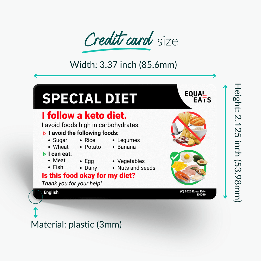 Keto Diet Translation Card