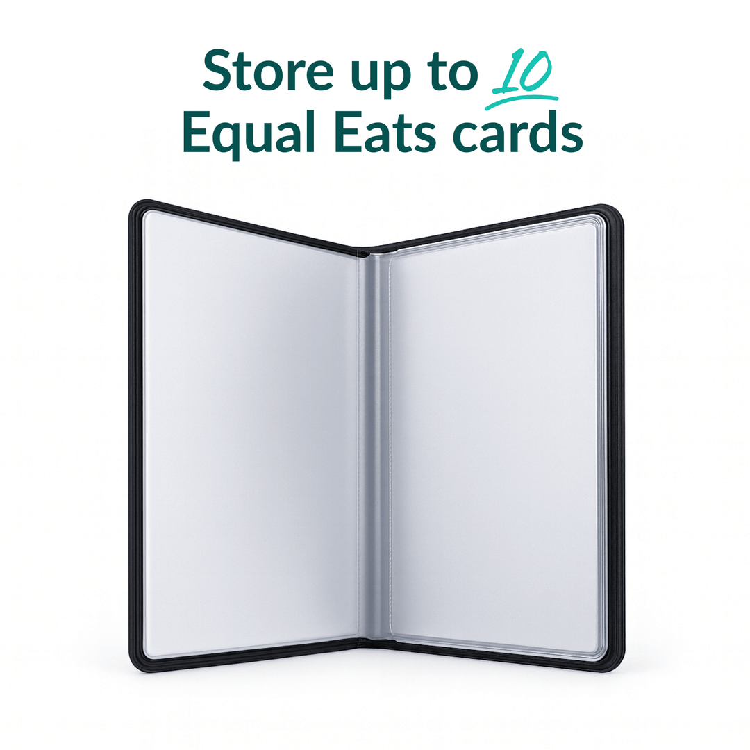 Equal Eats Card Holder Wallet