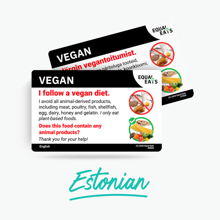 Estonian Vegan Card