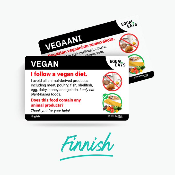 Finnish Vegan Card