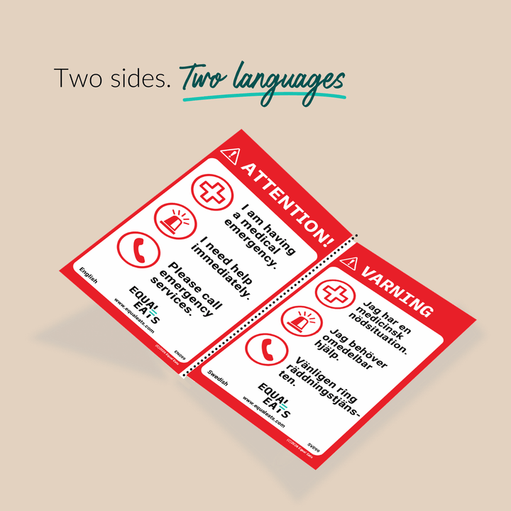 Printable Emergency Card (PDF Download)