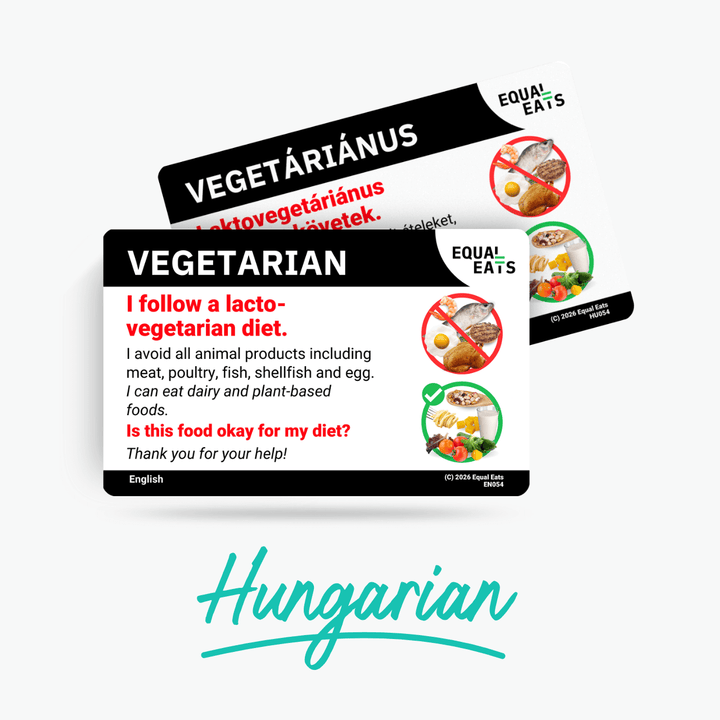 Hungarian Lacto Vegetarian Card