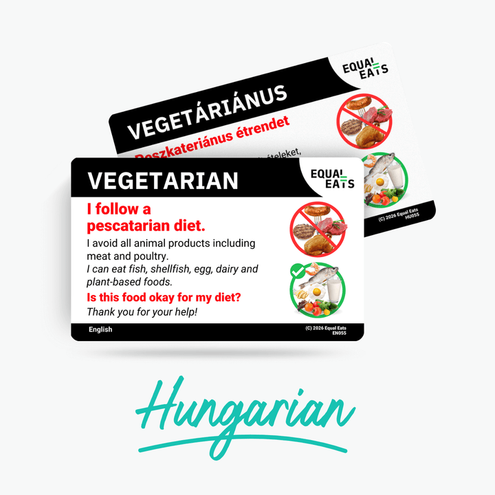 Hungarian Pescatarian Card