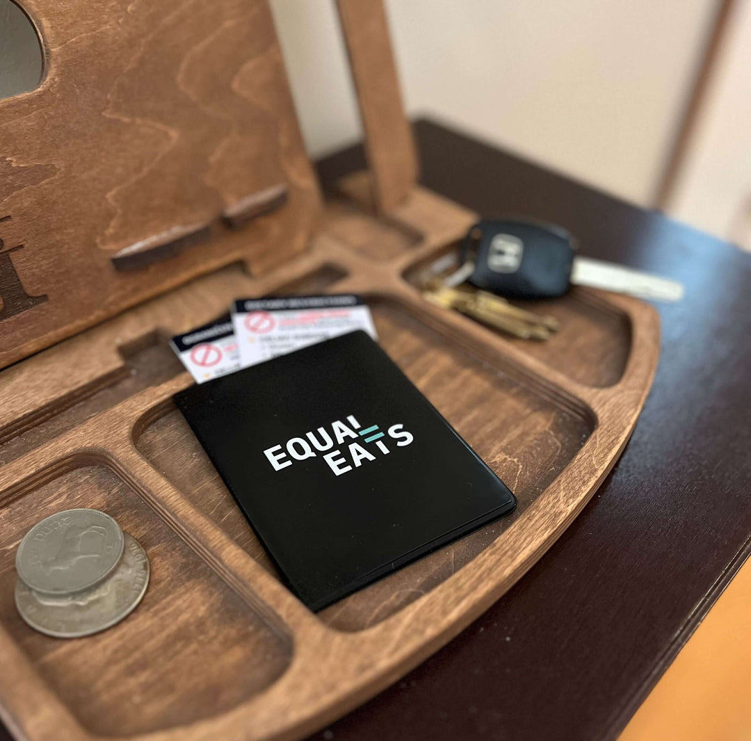 Equal Eats Card Holder Wallet
