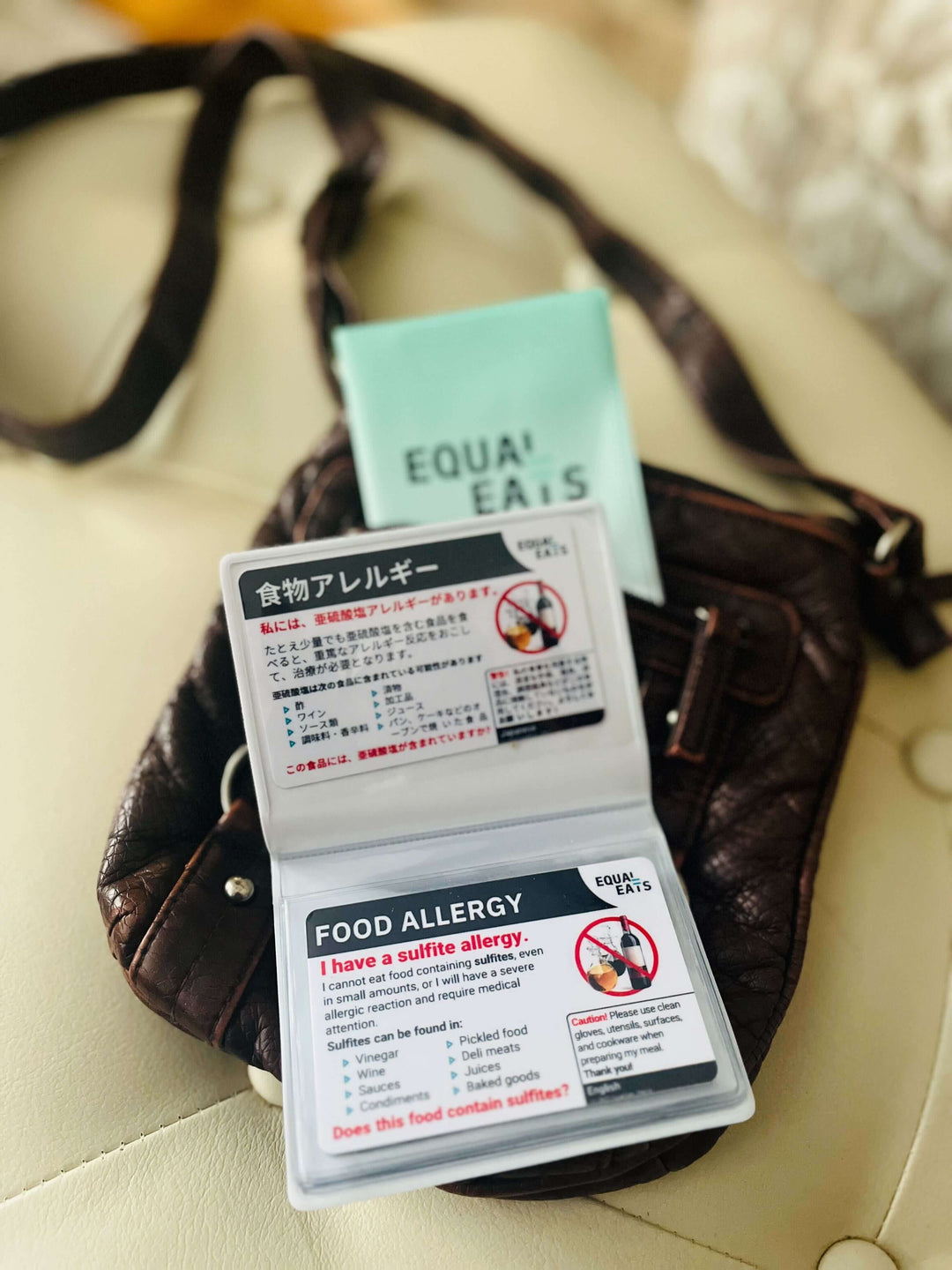 Equal Eats Card Holder Wallet