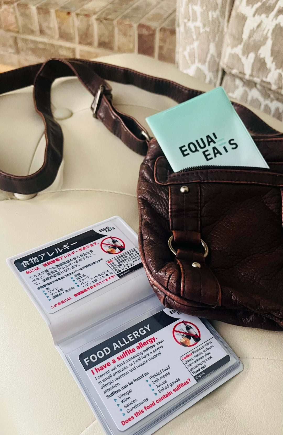 Equal Eats Card Holder Wallet