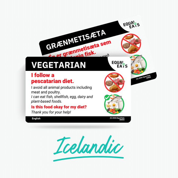 Icelandic Pescatarian Card