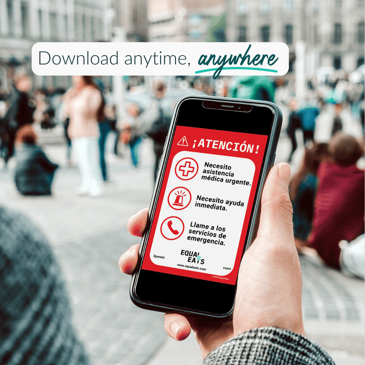 Printable Emergency Card (PDF Download)