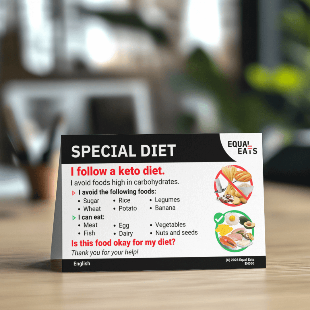 Printable Keto Diet Card (PDF Download)