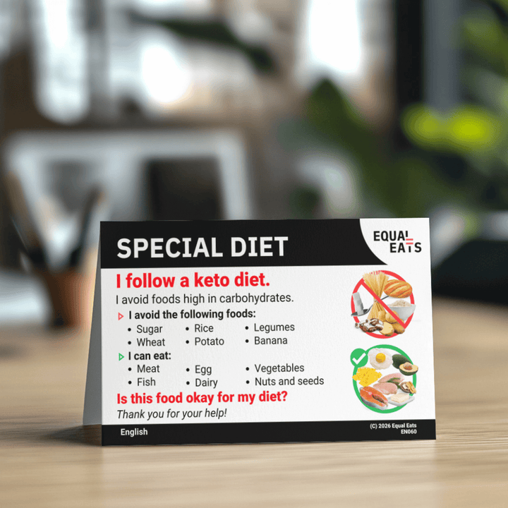 Printable Keto Diet Card (PDF Download)