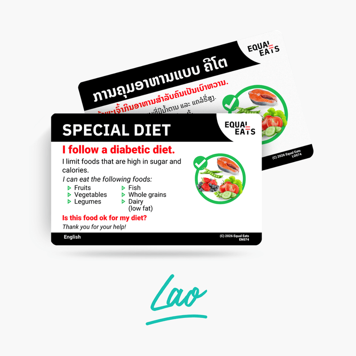 Lao Diabetic Diet Card