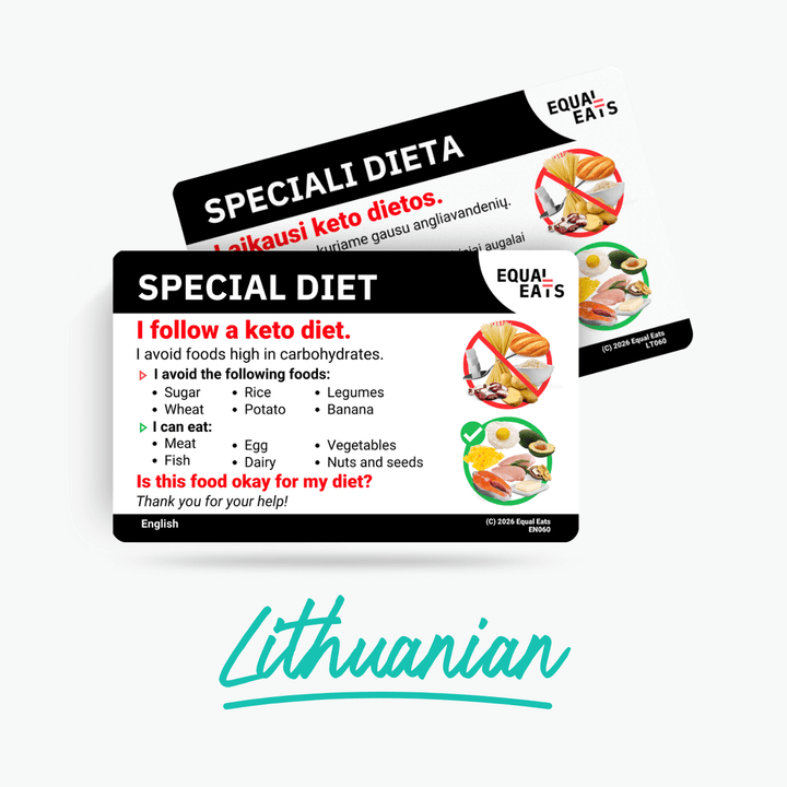 Lithuanian Keto Diet Card