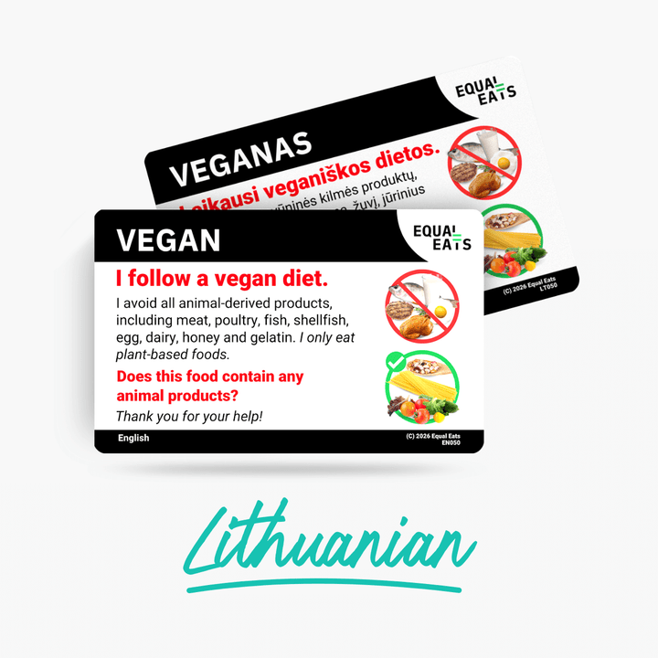 Lithuanian Vegan Card